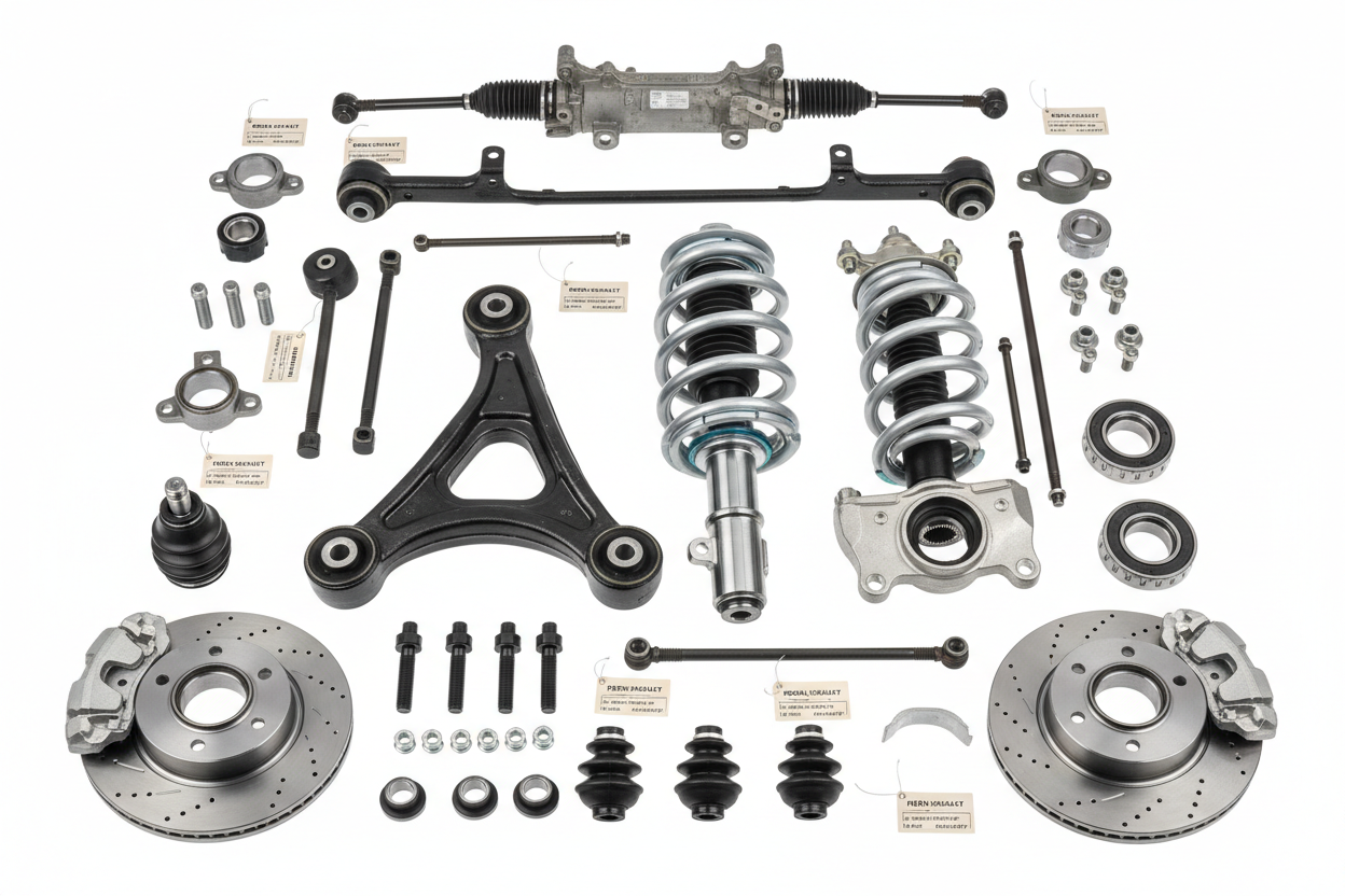 Ricambi avantreno Renault e Dacia