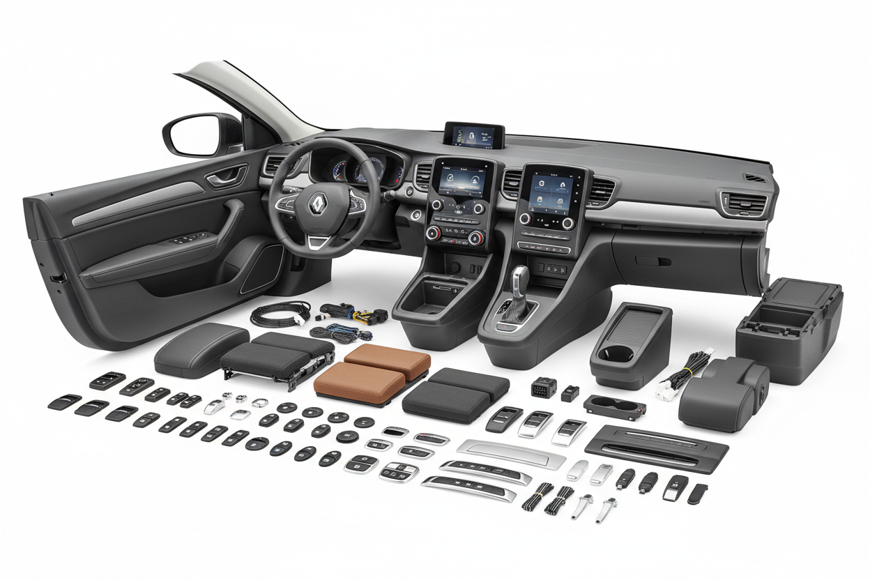 ricambi Abitacolo interno Renault e Dacia