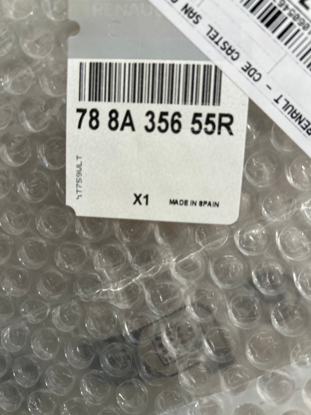 Modanatura posteriore sinistra Renault Captur 2: 788A35655R