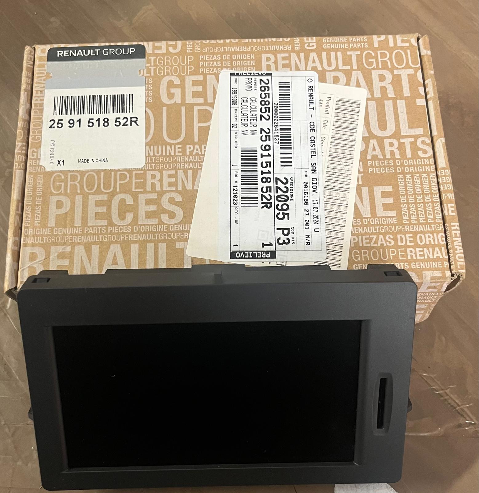 259151852R - monitor multifunzione Renault Clio3