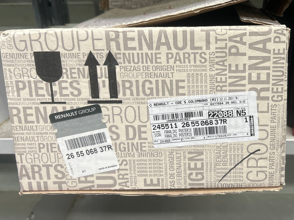 265506837R: fanale posteriore destro Dacia Duster1