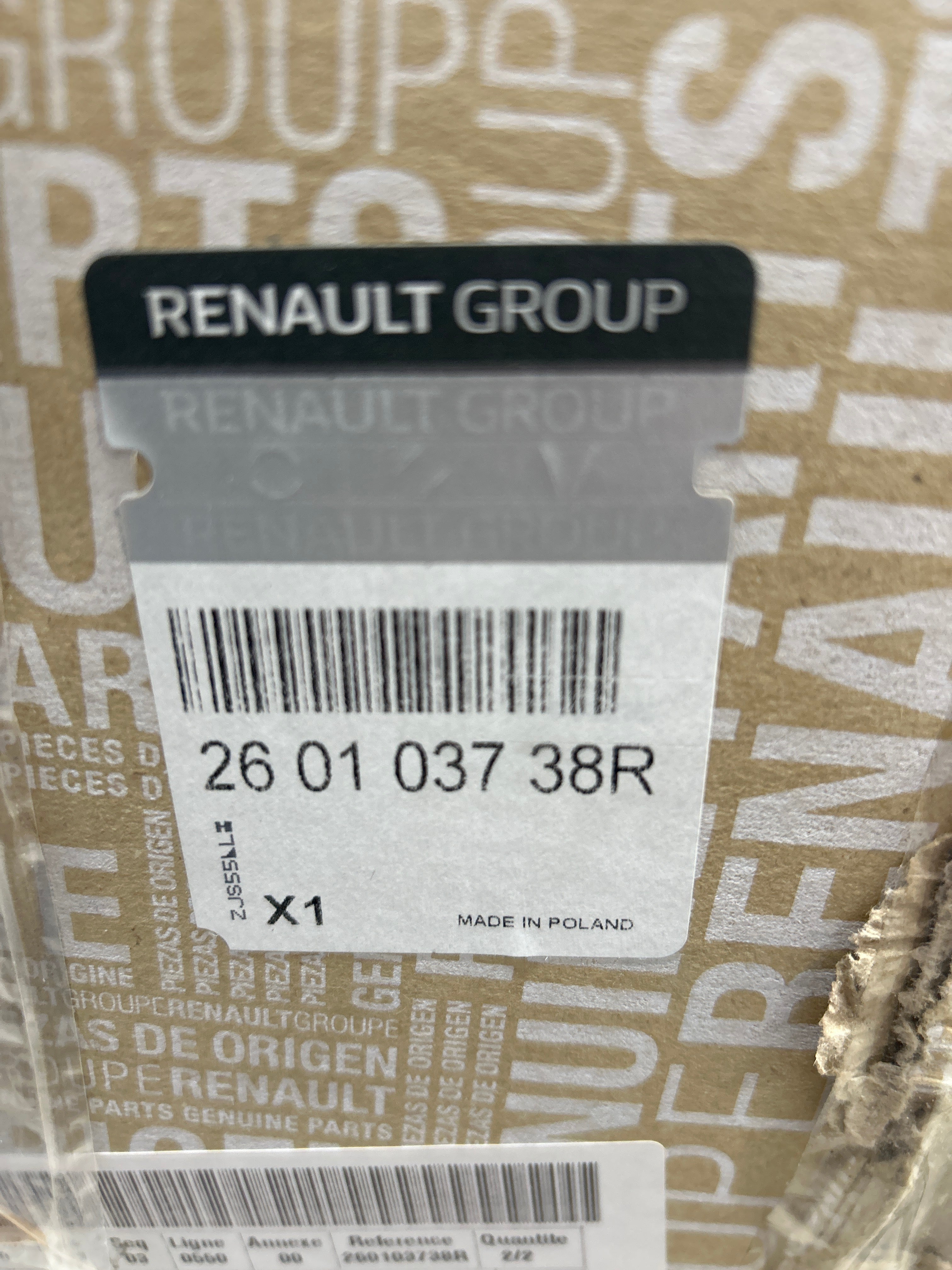Fanale anteriore destro Dacia Duster (H79): 260103738R