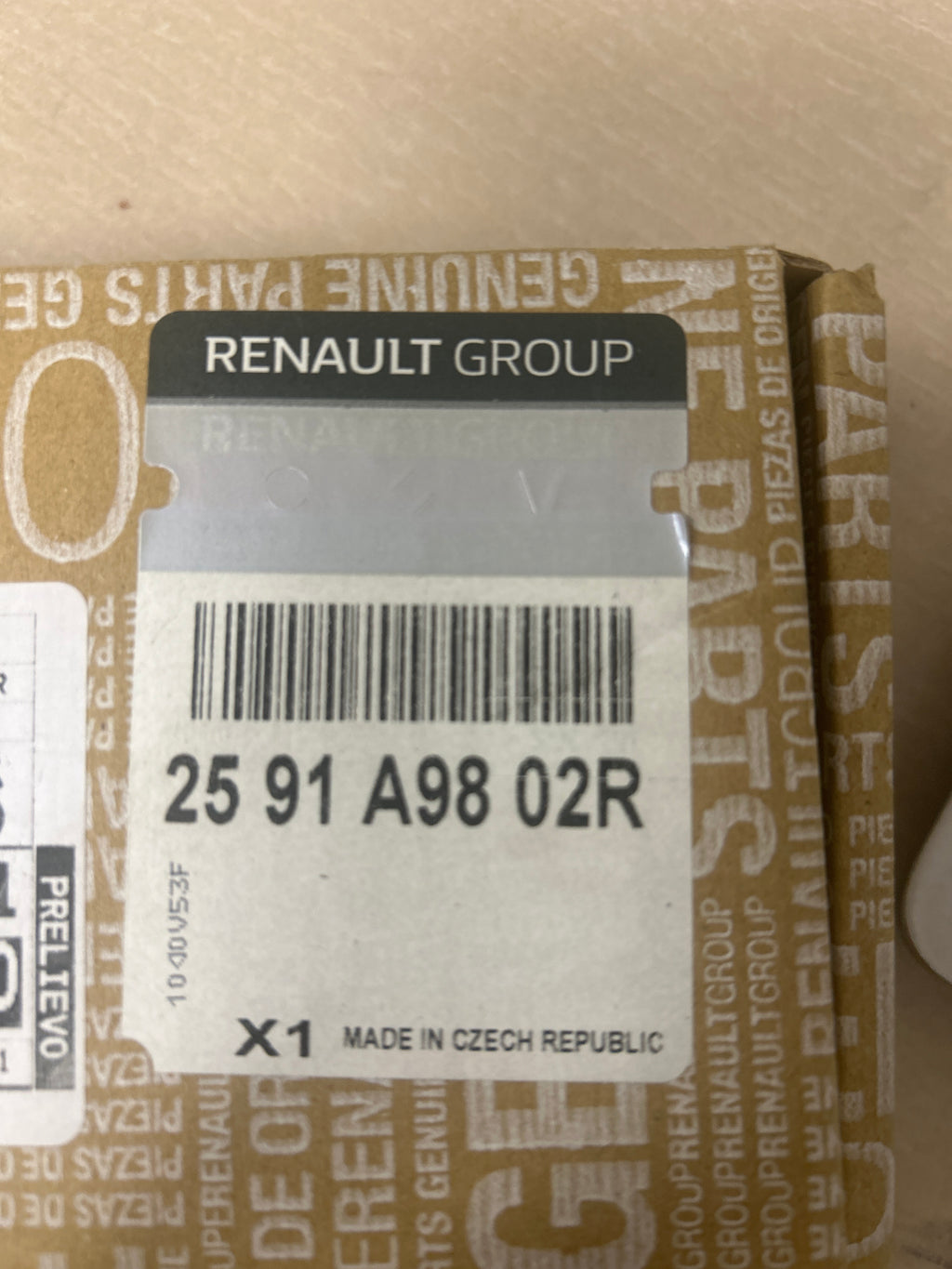 Centralina modulo navigazione SOS Renault e Dacia: 2591A9802R - 2591A8053R