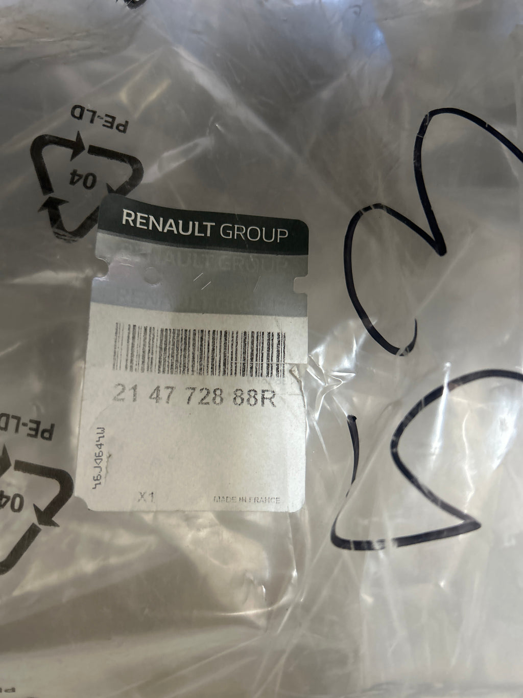Convogliatore aria Renault Trafic 3: 214772888R
