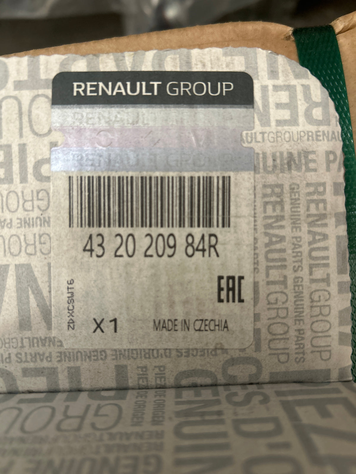 Disco freno posteriore Renault Gran Scenic 3: 432020984R