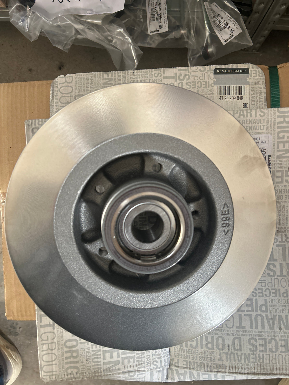 Disco freno posteriore Renault Gran Scenic 3: 432020984R