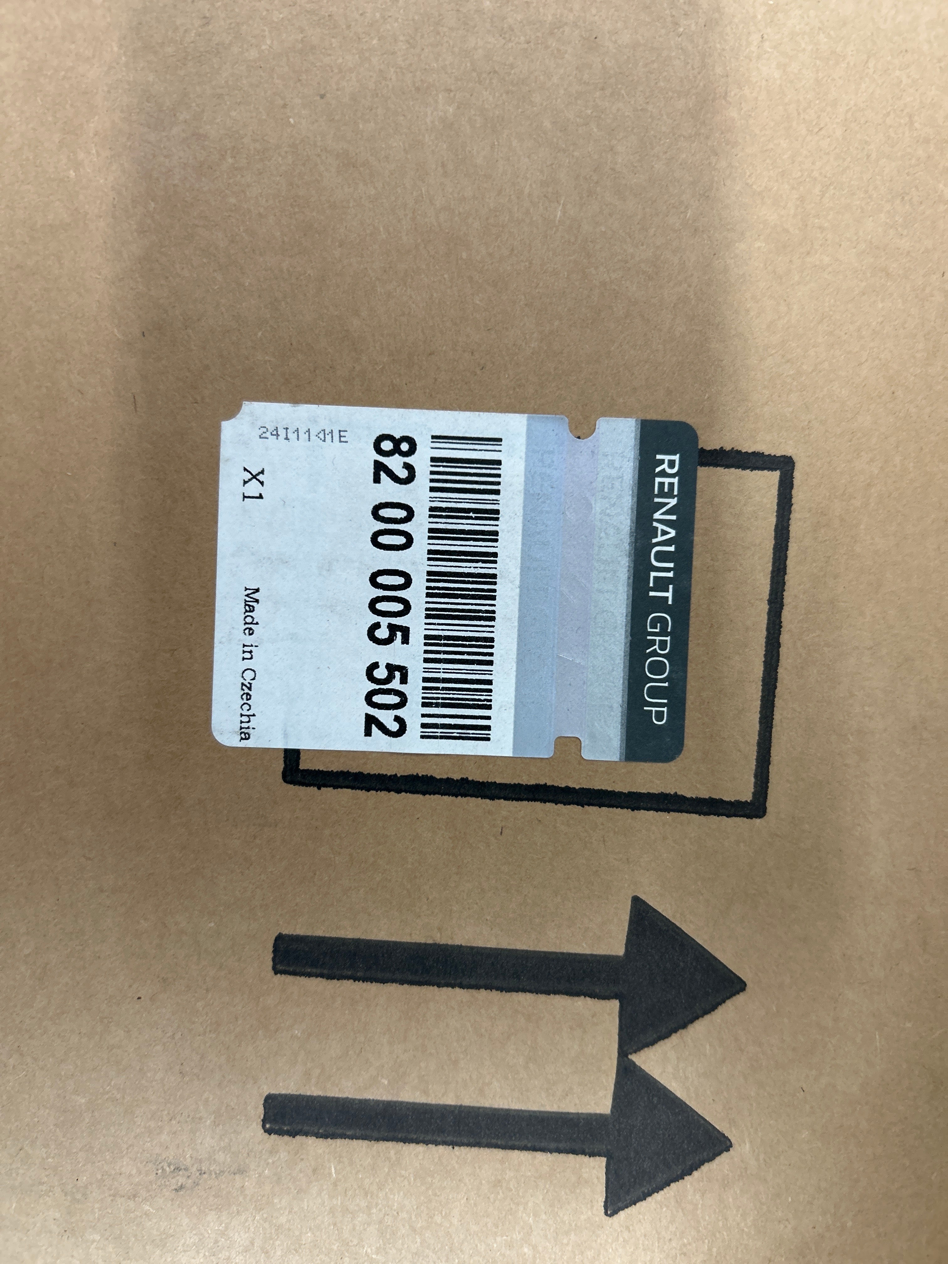 8200005502 - vetro fisso porta anteriore Renault Trafic3