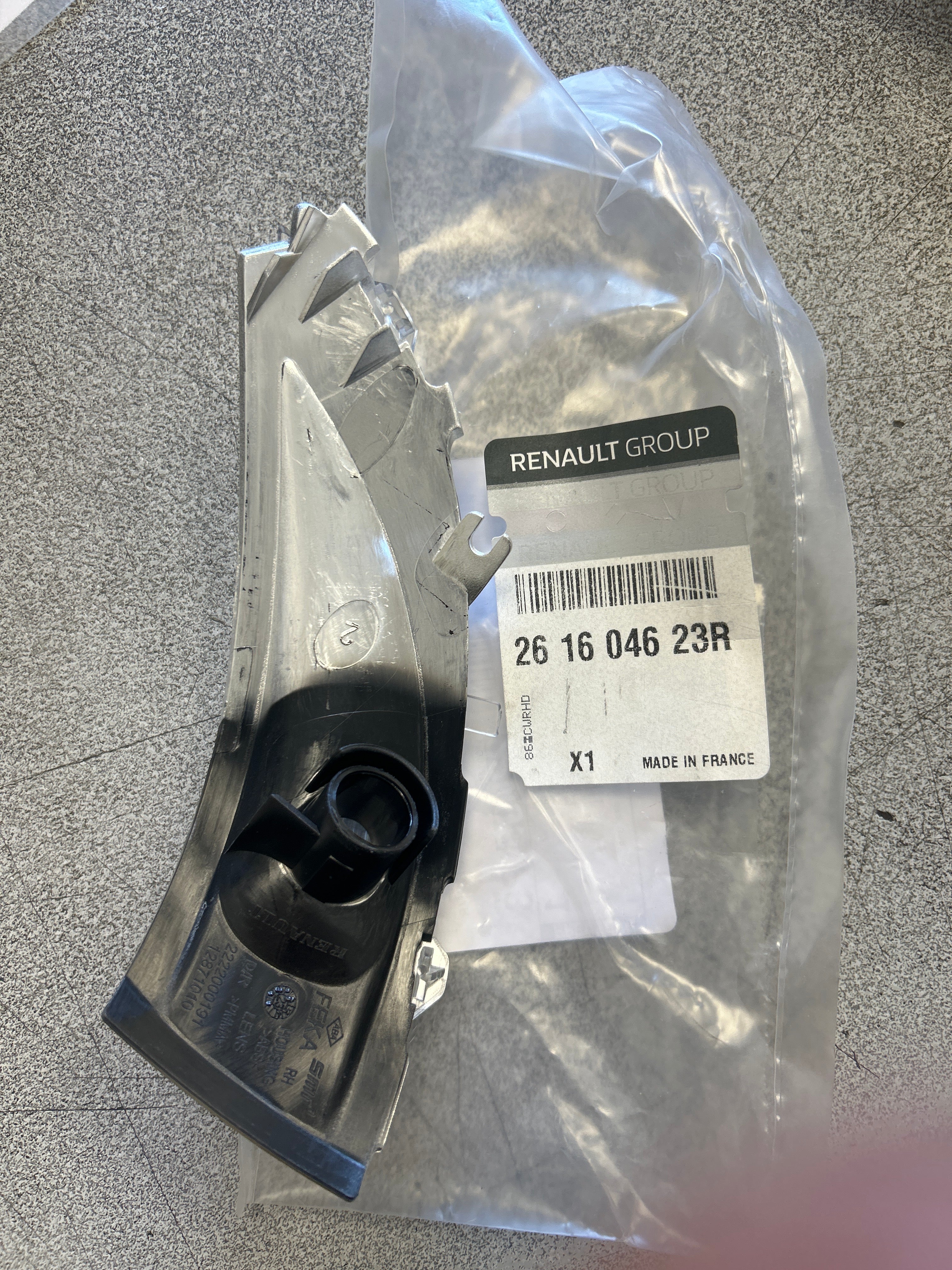 Fanale freccia anteriore destra Renault Clio 4: 261604623R