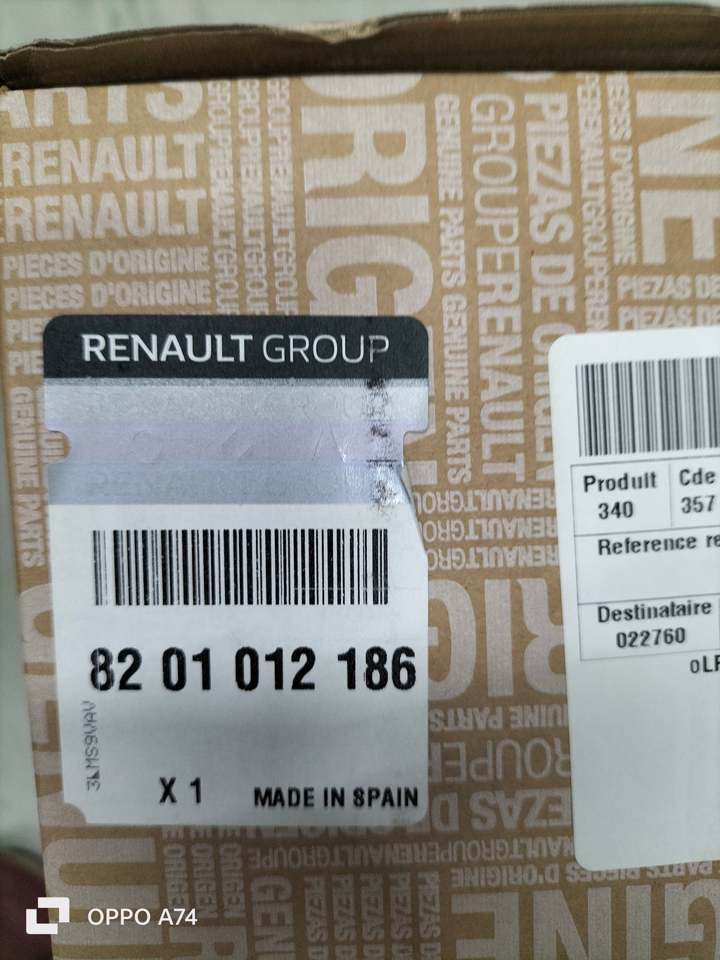 Fanale posteriore sinistro Renault Modus: 8201012186