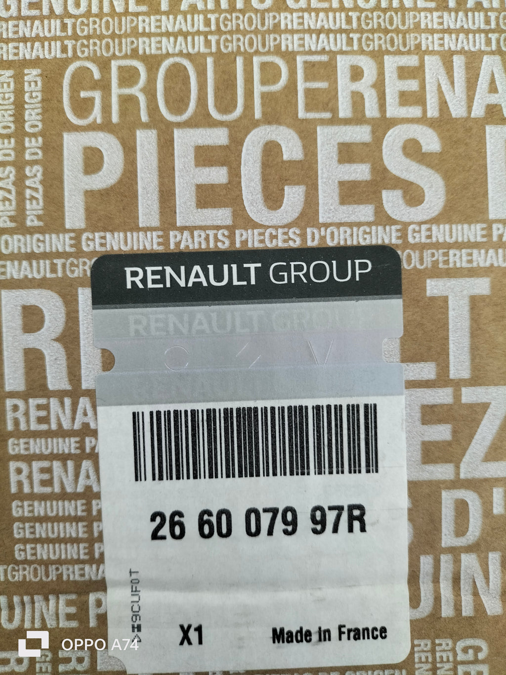 Faro diurno anteriore destro Renault Zoe: 266007997R