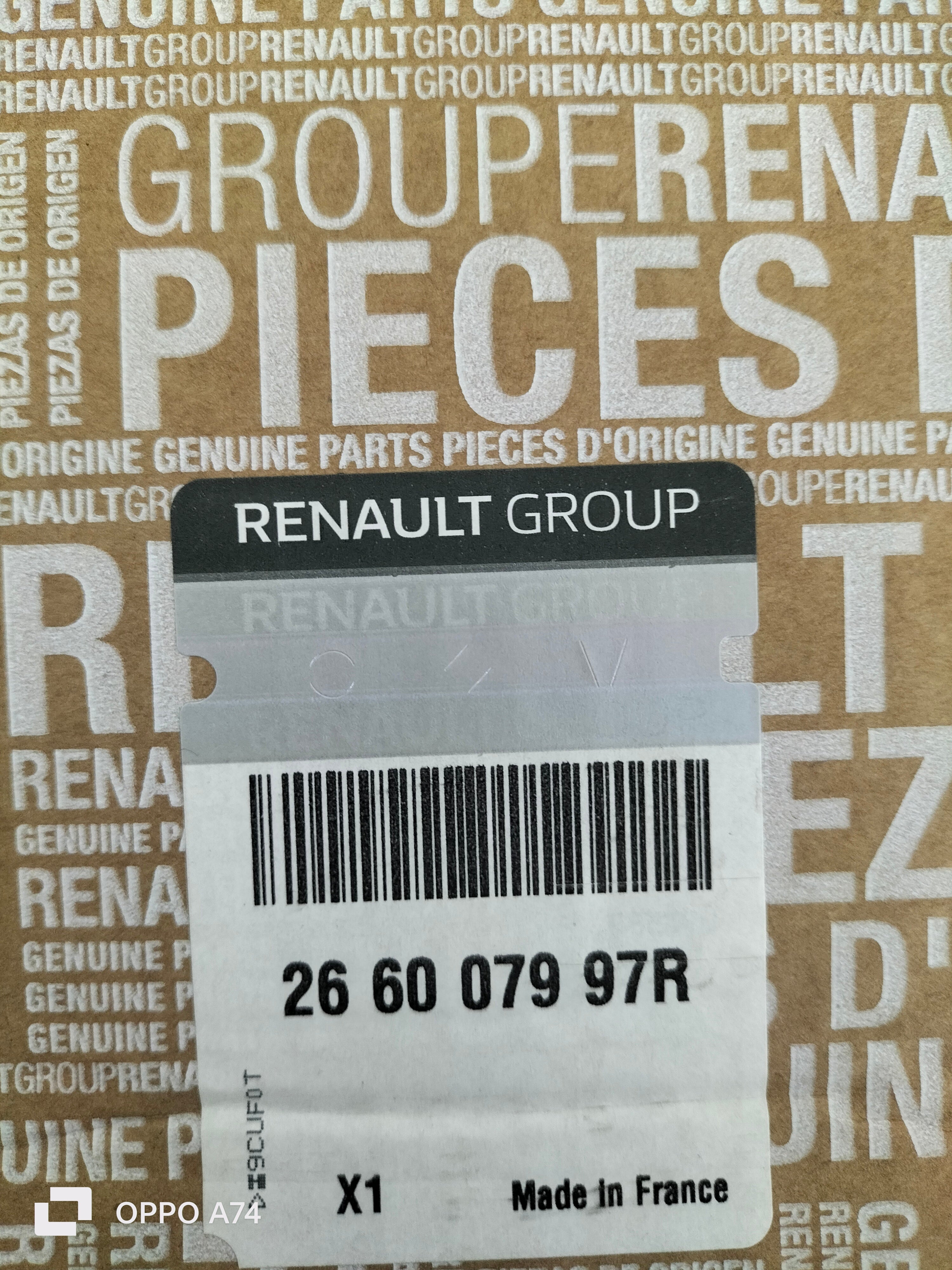 Faro diurno anteriore destro Renault Zoe: 266007997R