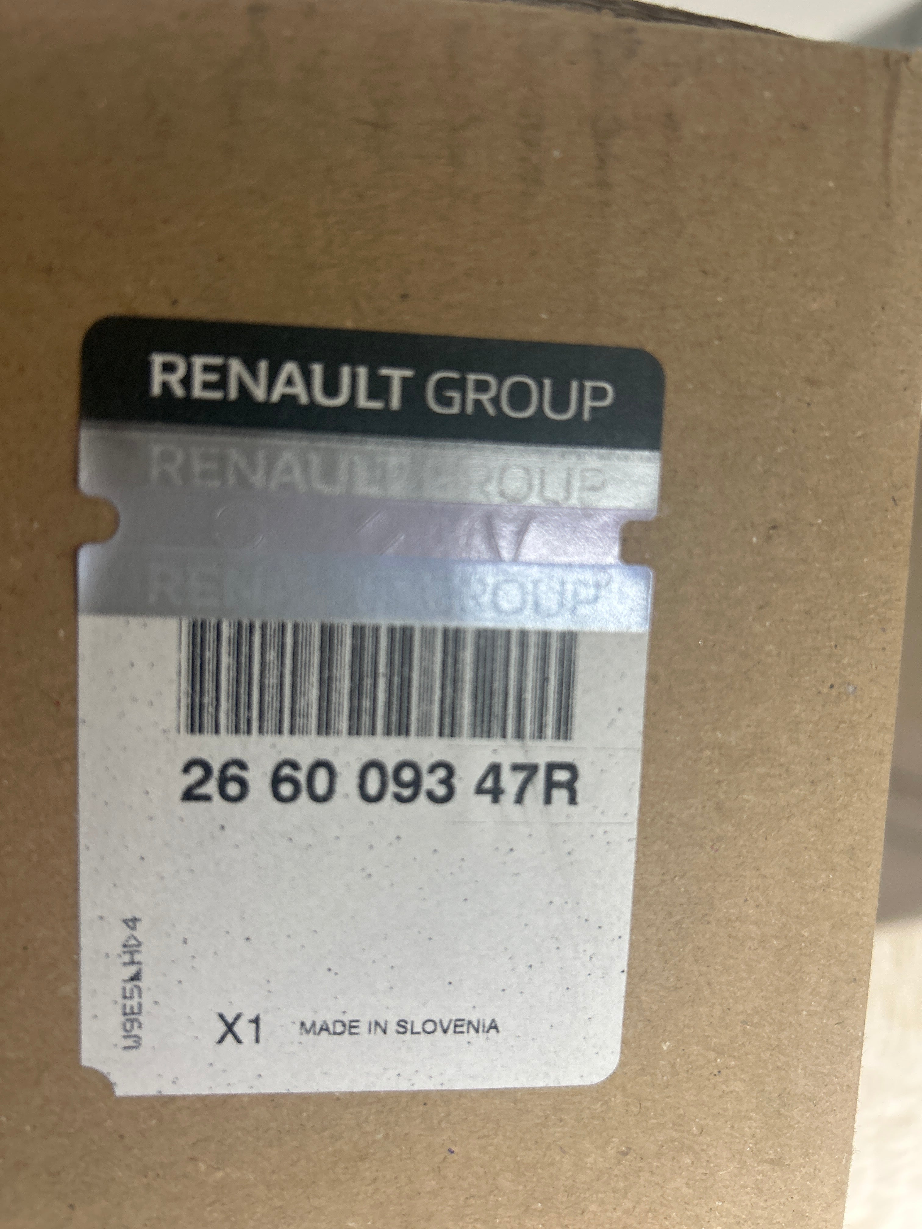 Faro luce diurna anteriore destro Renault Captur 2: 266009347R