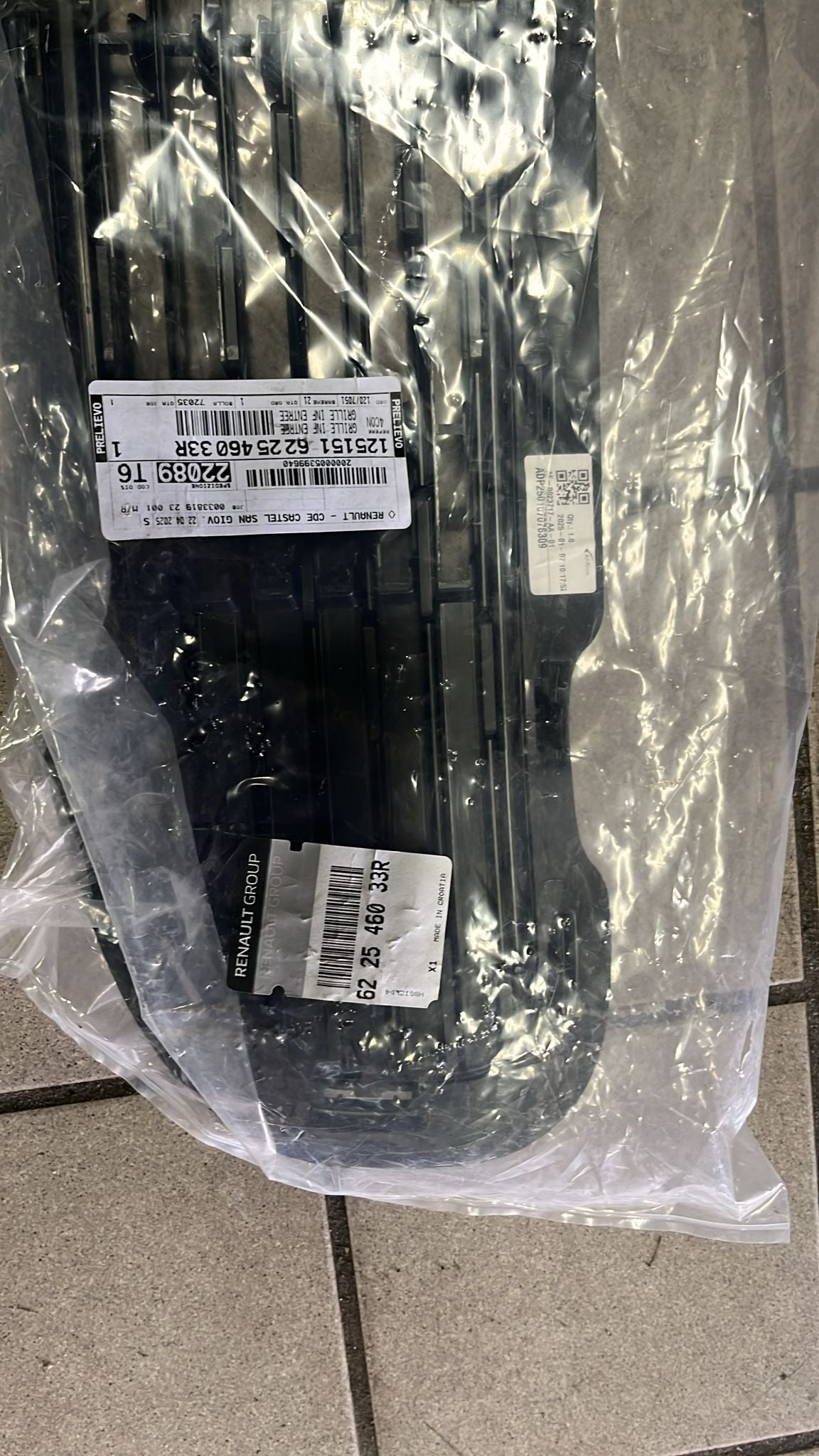 Griglia paraurti anteriore Renault Twingo 3: 622546033R