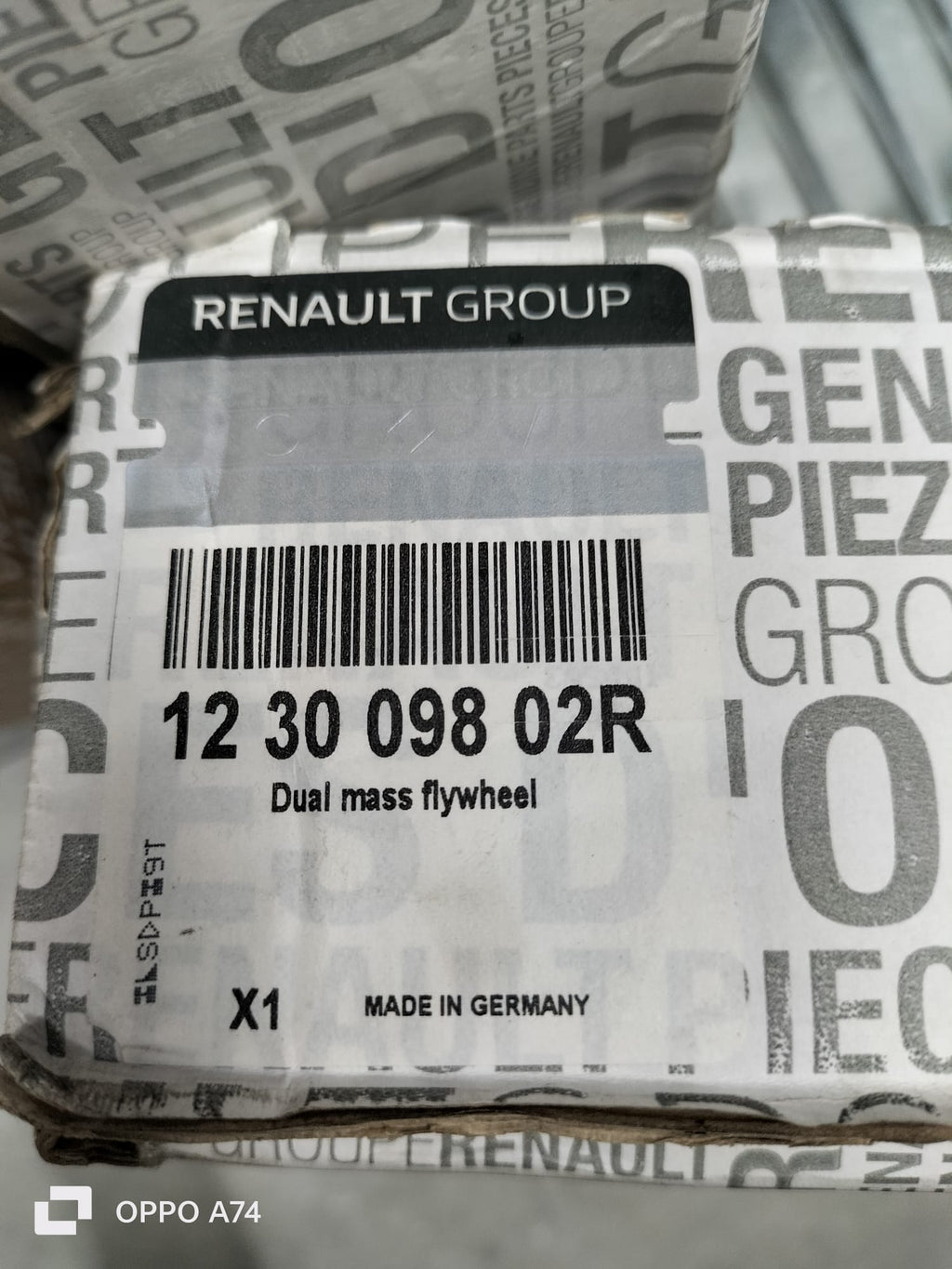 Kit volano Renault Master 3: 123009802R