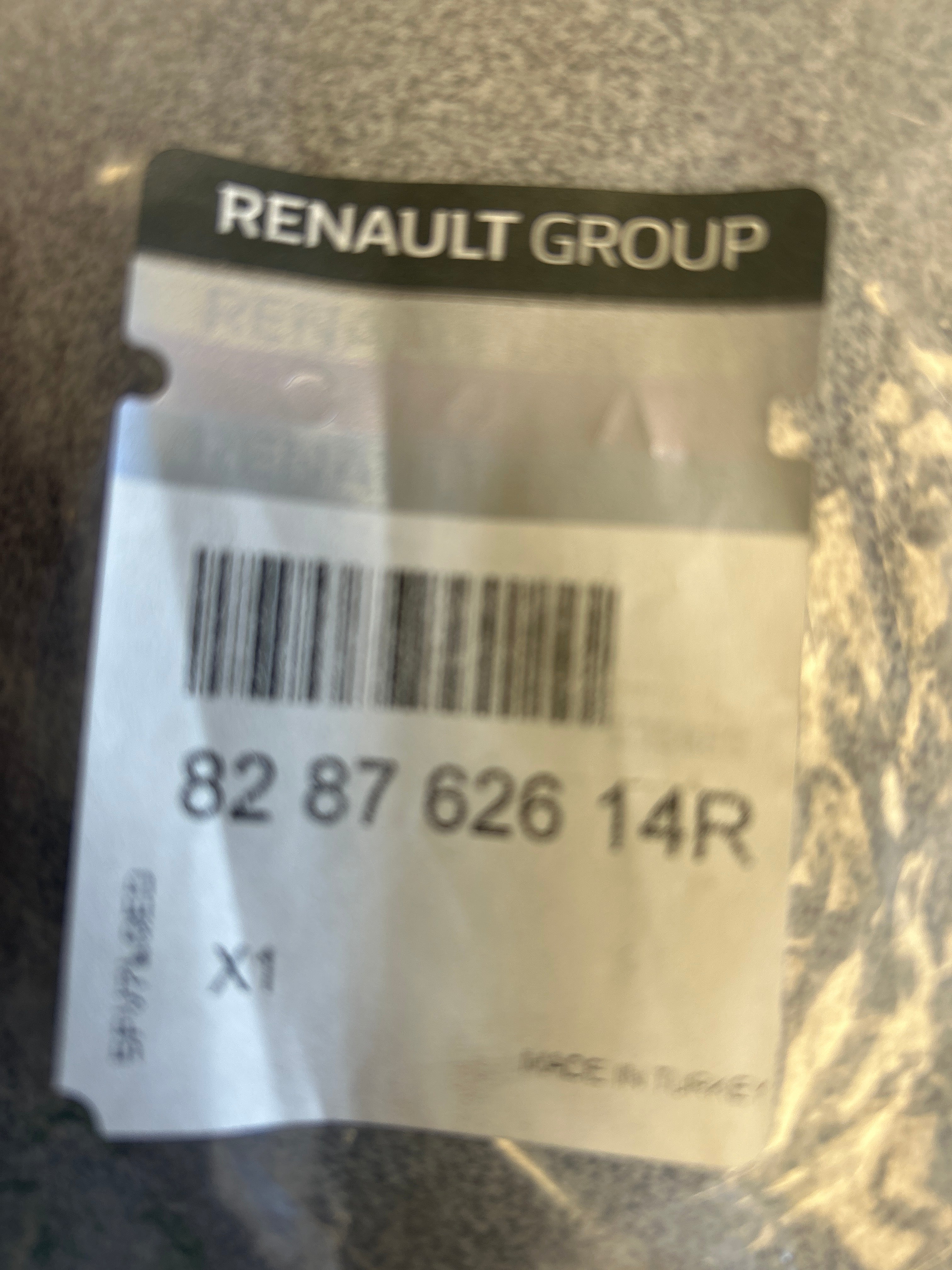 Modanatura porta posteriore destra Renault Clio 4: 828762614R