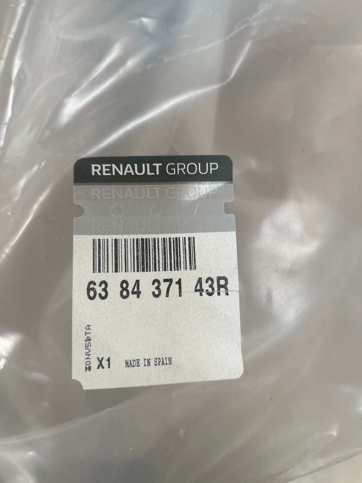 Parasassi anteriore sinistro Renault Captur 2: 638437143R