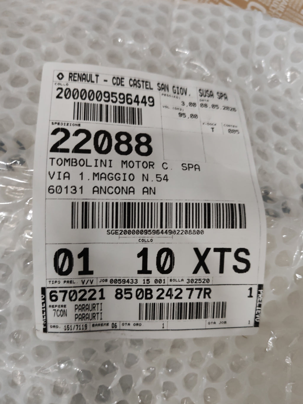 Paraurti posteriore Renault Captur 2: 850B24277R