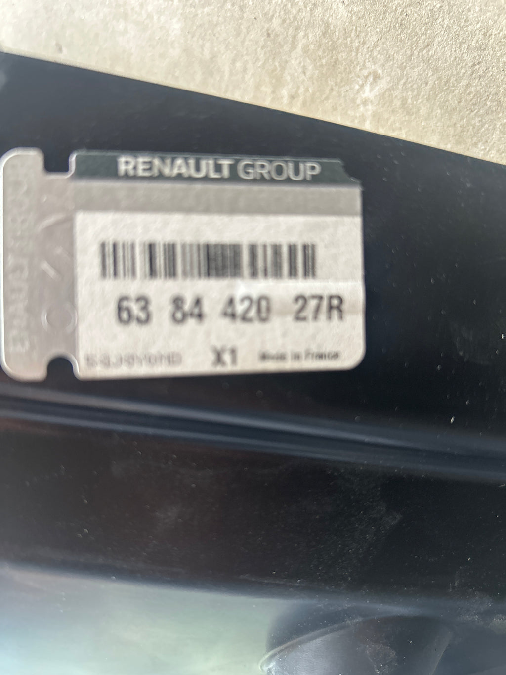 Passaruota anteriore destro Renault Trafic 3: 638442027R