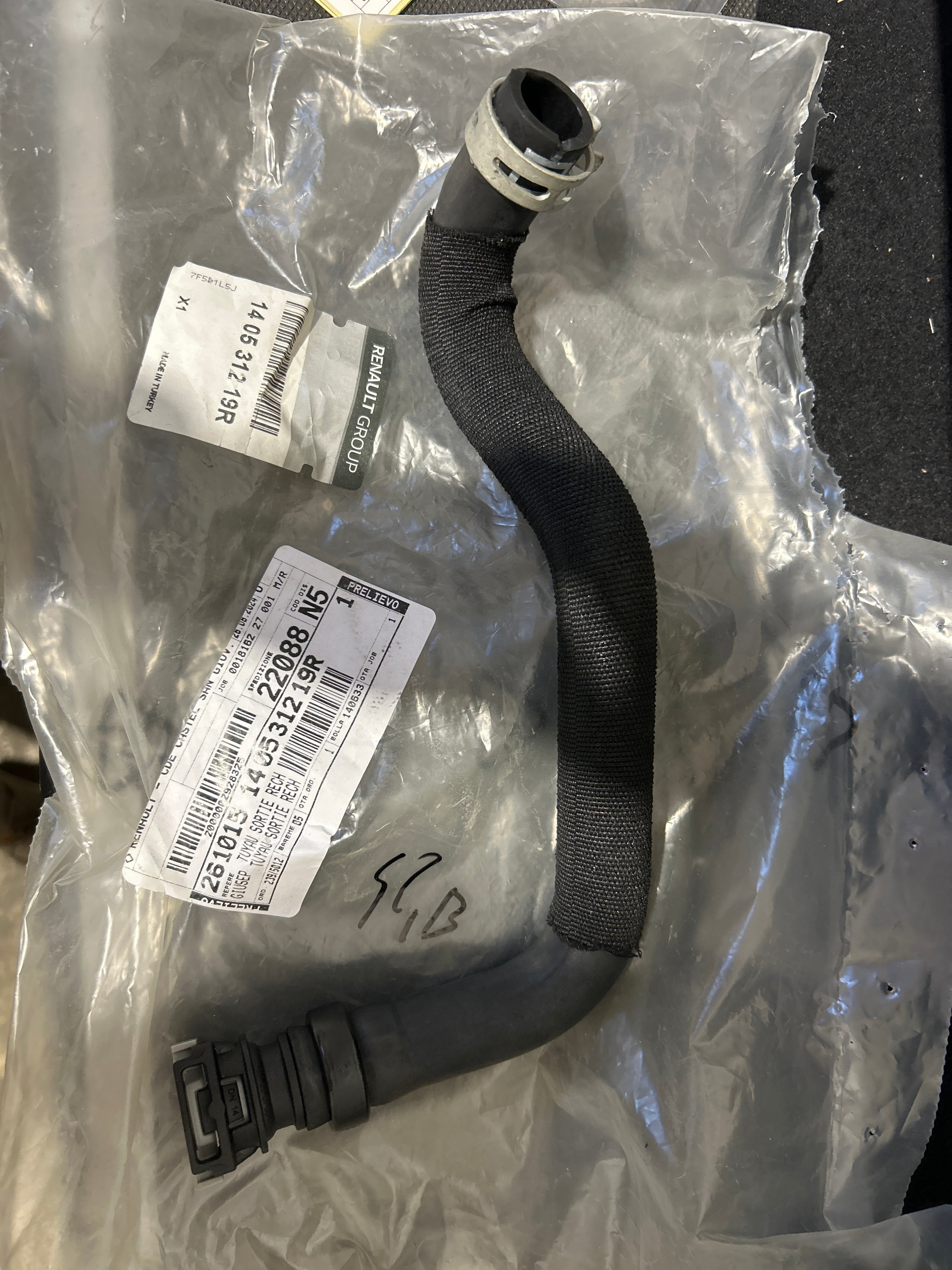 Tubo acqua Renault Master 3: 140531219R