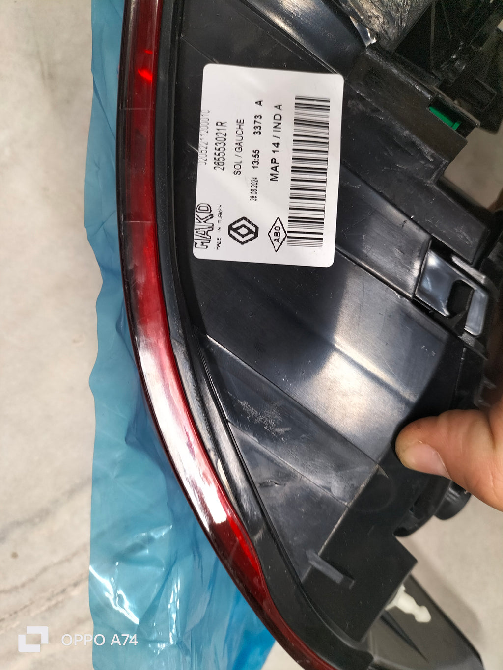 Fanale posteriore dx Renault Clio IV 265553021R