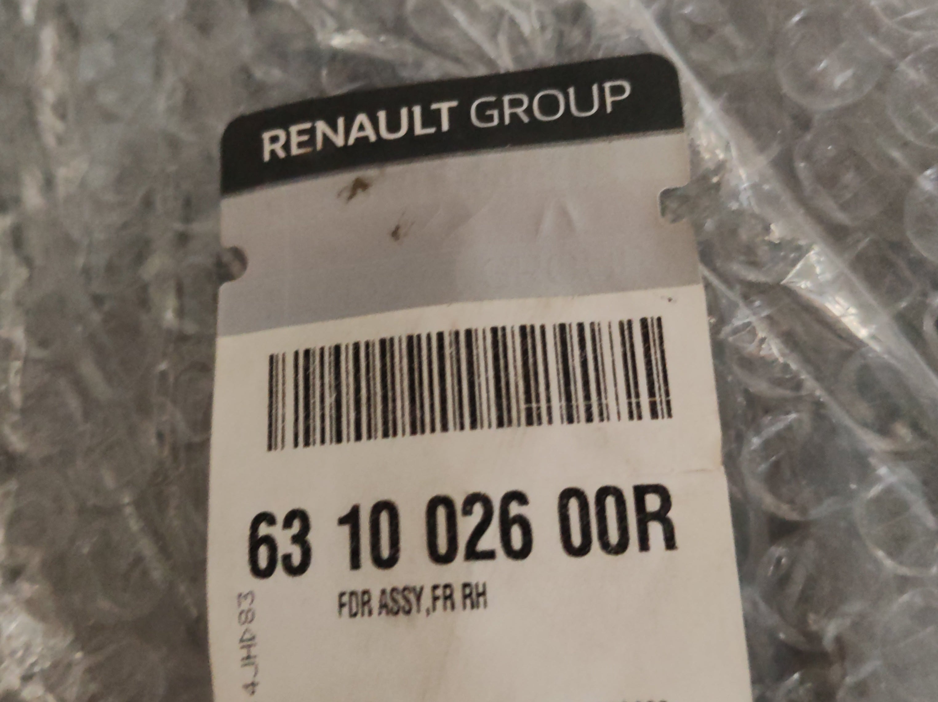 Parafango anteriore destro Dacia Dokker - Lodgy: 631002600R