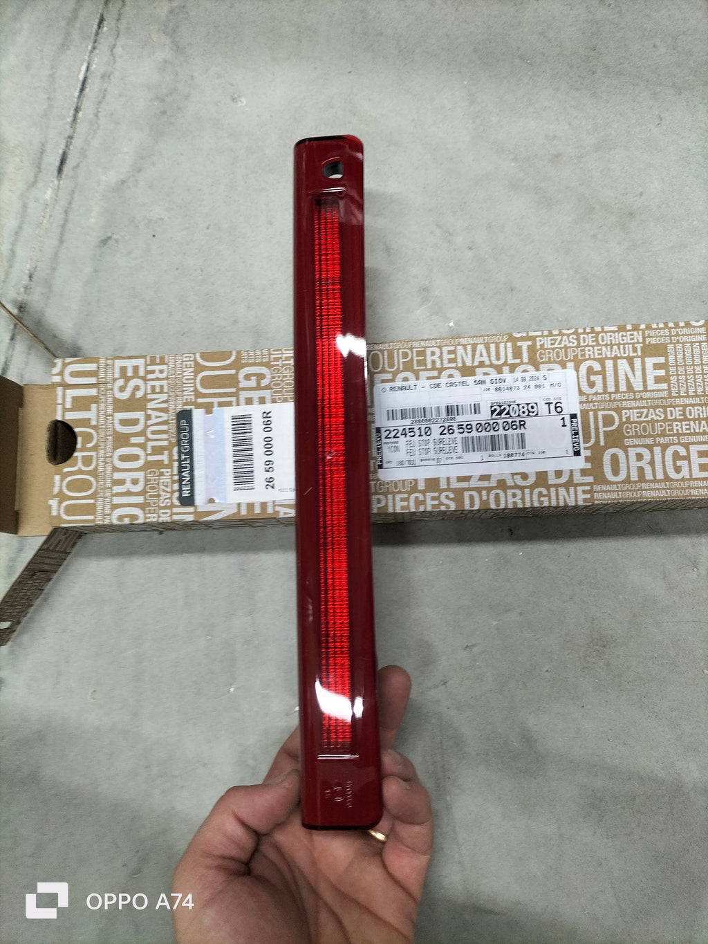Luce terzo stop 265900006R Renault Megane 3